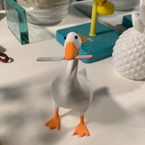 Untitled goose game paper weight hand painted/3D printed